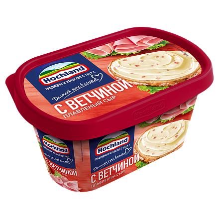 Балқытылған ірімшік шошқа етімен, 400 гр.