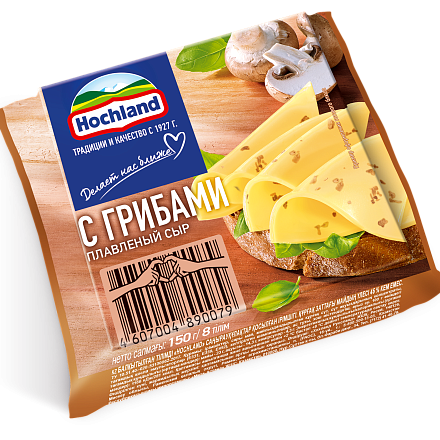 Балқытылған ірімшік саңырауқұлақтармен